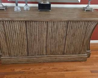 101  CustomBuilt Designer Fluted Wood Sideboard  Buffet  6 Ft