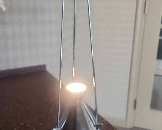 177  Unique Chrome Globe Lamp