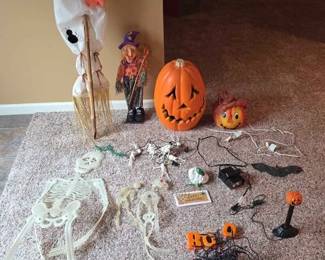 107  Assorted Halloween Decorations Bundle