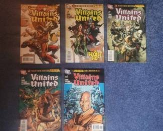 157  DC Comics Villains United Set 5 Issues