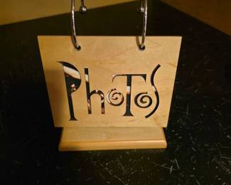 18  Wooden Flip Desk Photo Album