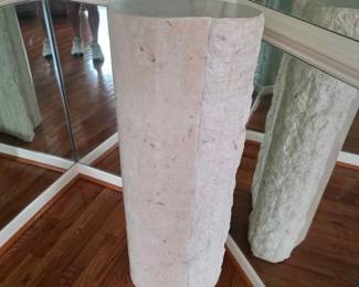 75  Travertine Stone Pedestal Column