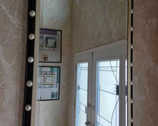 96  Decorative Studded Wall Mirror