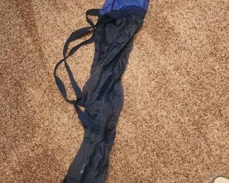 163  Blue and black ski bag