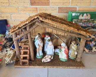 Vintage Nativity Set