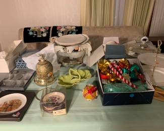 Holiday decor and various items