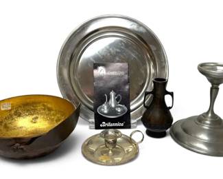Metal Bowl, Plate And More