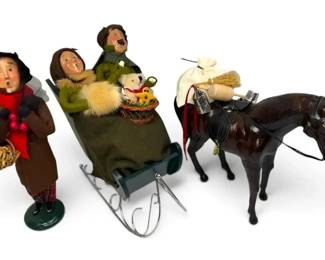 Byers Choice The Carolers Horse Drawn Sleigh More