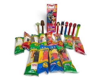 Super Hero, Stars Wars, And Movie Character Pez Dispensers