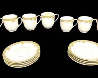 Porcelain Tea Cups Plates Alanternier Cia
