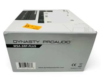 Dynasty Proaudio WSA5RPPLUS Wireless Surround Sound Rear Speakers Kit, New Open Box