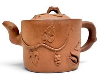 Unglazed Clay Teapot