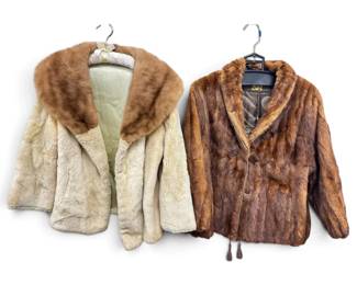 Two Vintage Fur Jackets