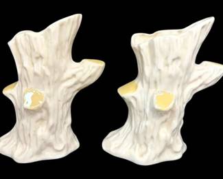 Porcelain Tree Trunk Vase