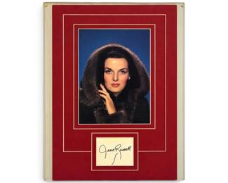 Signed Jane Russel Photograph