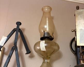 Figurine in metal - lamp