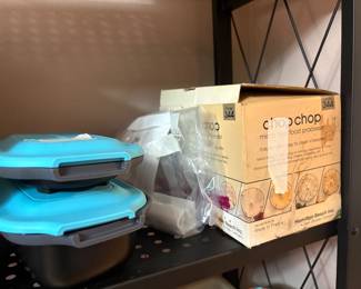 Close up of microwaveable container & more