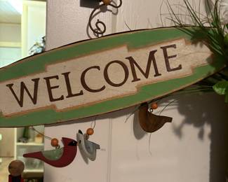 Welcome sign