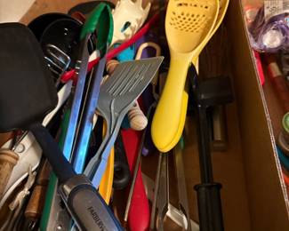 Various kitchen utensils