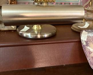 Vintage lamp on piano