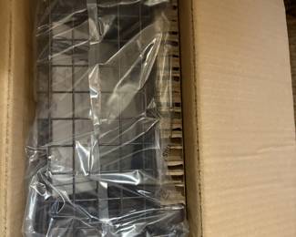 Box of items in closet