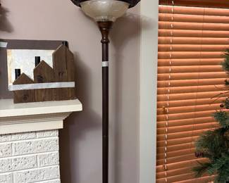 Tall lamp in living room