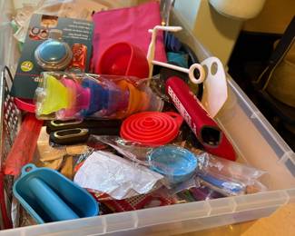 Miscellaneous kitchen utensils- cup Keurig on right
