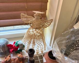 Angel in window & more collectibles