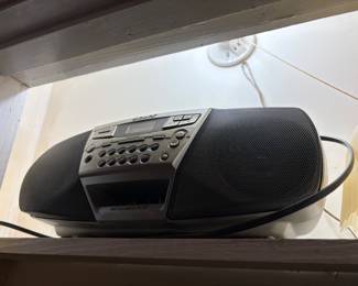 Nice radio in closet