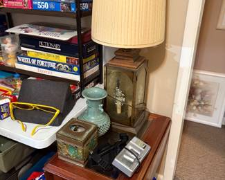 Lamp on previous table