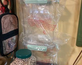 New - never used pitchers -jar of quinoa