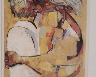 Gustav Klimt The Kiss Lithograph Print