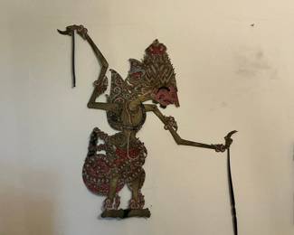 Antique Javanese Wayang Kulit Shadow Puppet