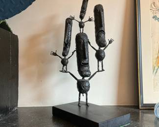 Manner of Alberto Giacometti Bronze Sculpture