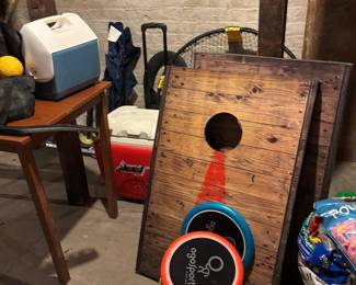 OgoSport Disk Toss Set and Cornhole Board