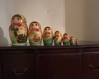 O. Bondarenko Matryoshka Doll Set (1989)