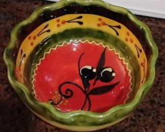 Hand-Painted La Province Ceramic Bowl