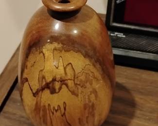 Rosewood Vase by R. Corner