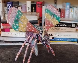 Oaxacan Alebrije Wood Carving - Moth Figure