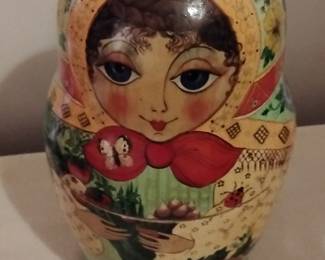 Abramtsevo Matryoshka Doll by O. Bondarenko, 1989