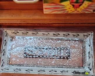 Andreas Meyer Fused Glass Tray