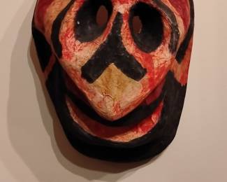 Mexican Papier-Mâché Calavera Mask