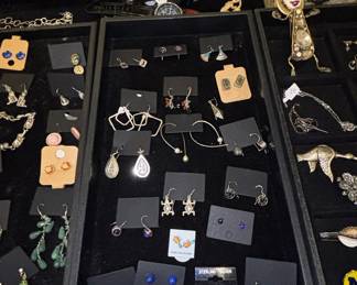 Assorted Sterling Silver and Costume Jewelry Collection with Watches