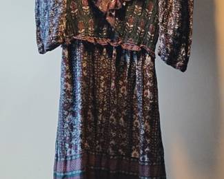 Sea New York Nadine Border Smocked Maxi Dress