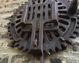 Antique Cast Iron Coal Stove Grate