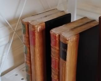 Vintage Borghese Faux Book Decorative Boxes
