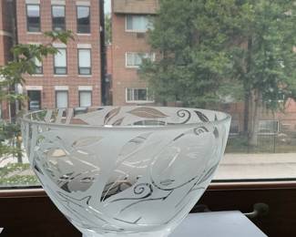 Kjell Engman for Kosta Boda "Paradise" Art Glass Bowl