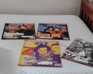 Collection of Four Vintage Spin Magazines (1992-1993)