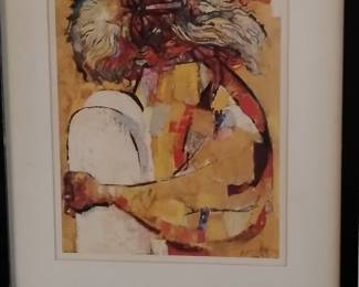 Egon Schiele, Agony Lithograph