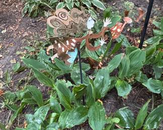 Whimsical Metal Fairy Garden Spinner